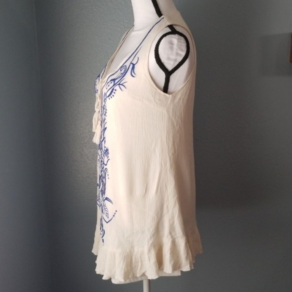Ark & Co Boho Embroidered Tunic Tank Top - Picture 5 of 8